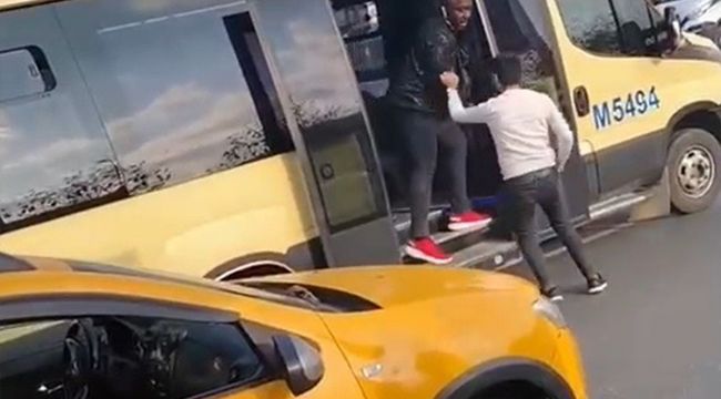 Esenyurt'ta taksici fazla para istedi, demir sopa ile tehdit etti