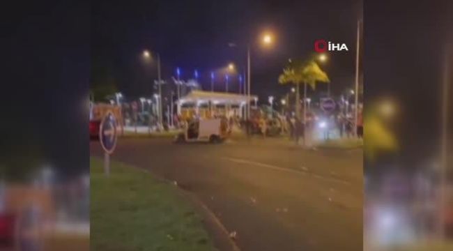 Fransa'nın denizaşırı toprağı Martinik'te sokağa çıkma yasağı