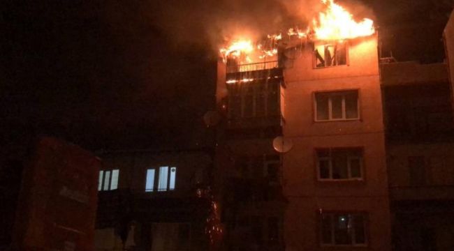 Gemlik'te korkutan yangın