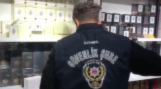 İstanbul'da sahte parfüm operasyonu