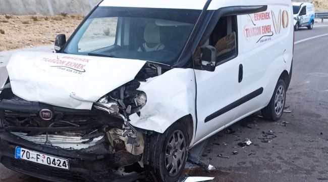 Karaman'da trafik kazası