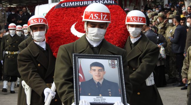 Şehit Uzman Çavuş Dinç son yolculuğuna uğurlandı