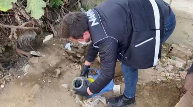 TOPRAĞA GÖMÜLÜ UYUŞTURUCU
