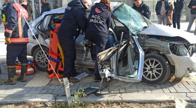 Ankara'da tır kazası