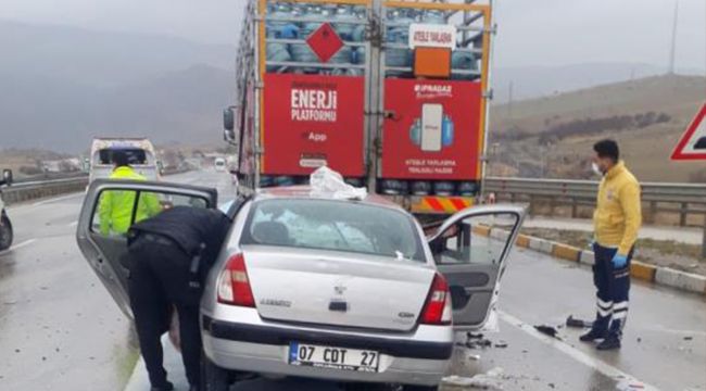 Ankara-Samsun yolunda trafik kazası