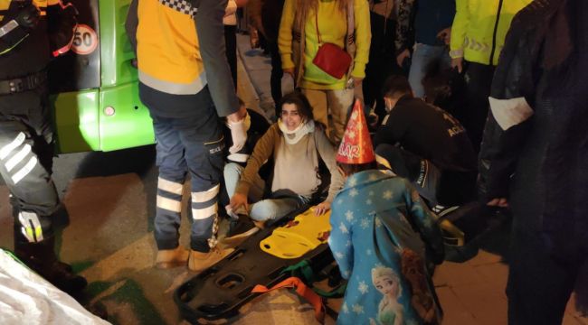 Ayağını burktu, 'Otobüs ezdi' deyip ortalığı birbirine kattı