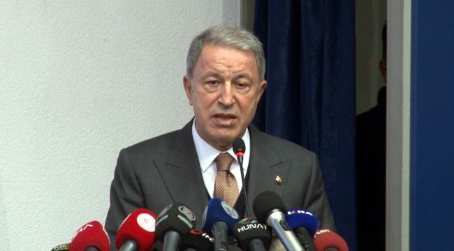 Bakan Akar: 'Alçak saldırıların adi örneklerinden birini işlemiştir terör örgütü PKK'