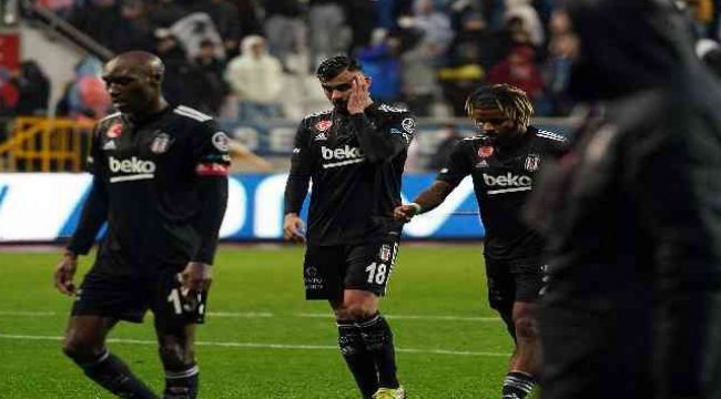 Beşiktaş'ta kötü gidişat sürüyor