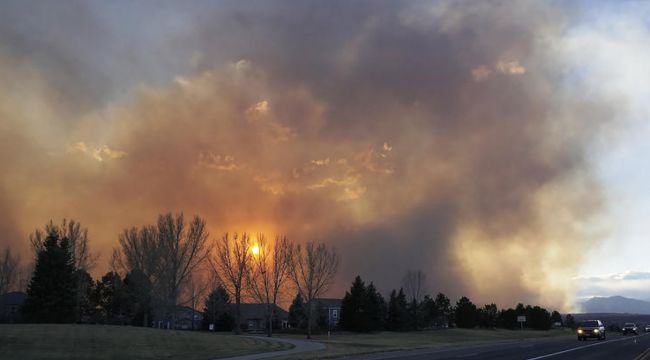 Colorado'da şiddetli yangın