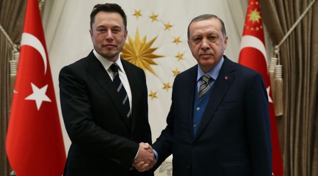 Cumhurbaşkanı Erdoğan, Elon Musk ile görüştü