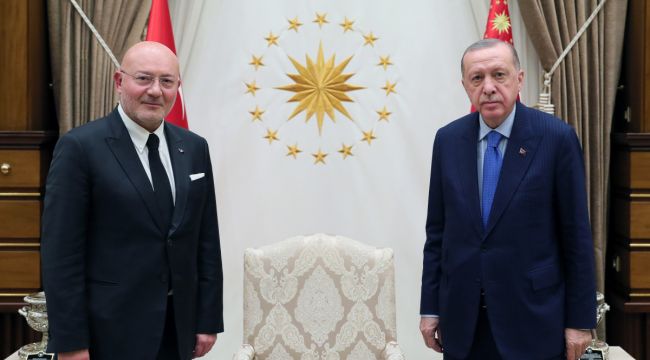 Cumhurbaşkanı Erdoğan Ferit Şahenk'i kabul etti