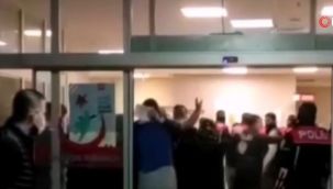 Hastanede dehşet anları