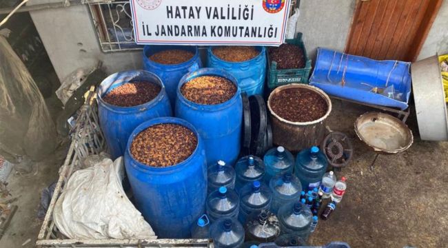 Hatay'da sahte içki operasyonu