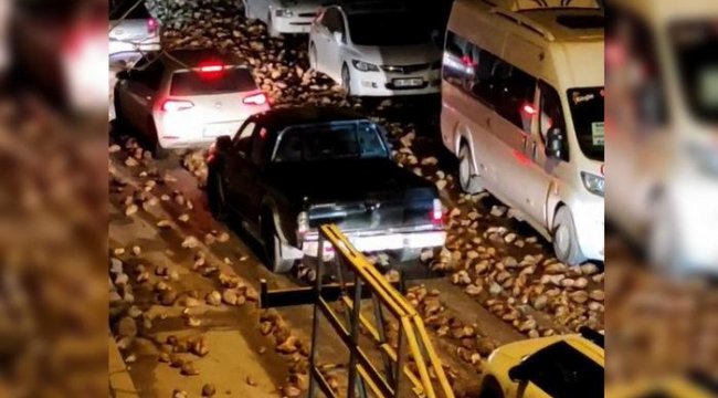 Her yeri kapladı, sürücüler ilerleyemedi
