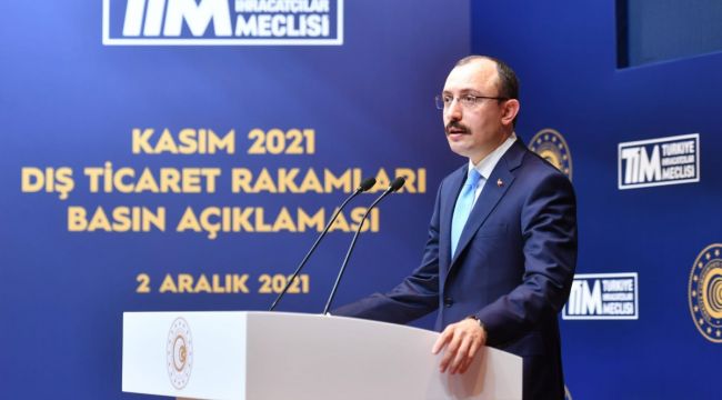Kasımda 21,5 milyar dolarlık ihracatla cumhuriyet tarihinin rekoru kırıldı