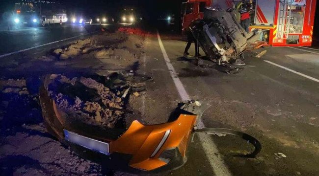 Metrelerce takla attı: 1 ölü, 3 ağır yaralı