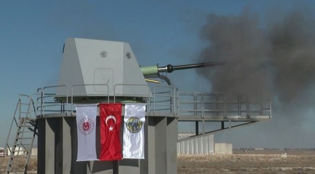 Milli Deniz Topu'nun test atışı başarıyla tamamlandı