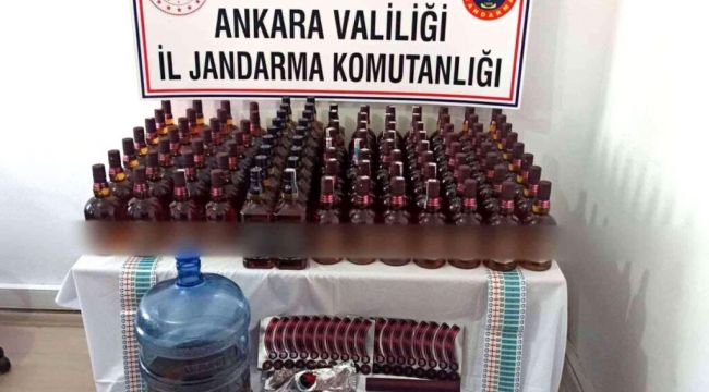 Sahte alkollü içki üretimi ve satışı yapan şahıslara operasyon
