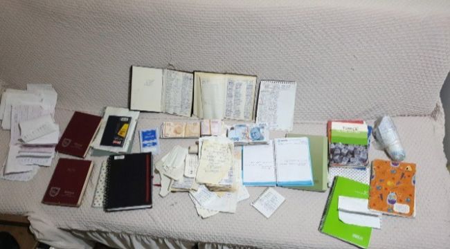 TEFECİLERİN AJANDASI ELE GEÇİRİLDİ