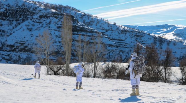Tunceli'de Eren Kış 6 Mercan Dağlar Operasyonu sürüyor