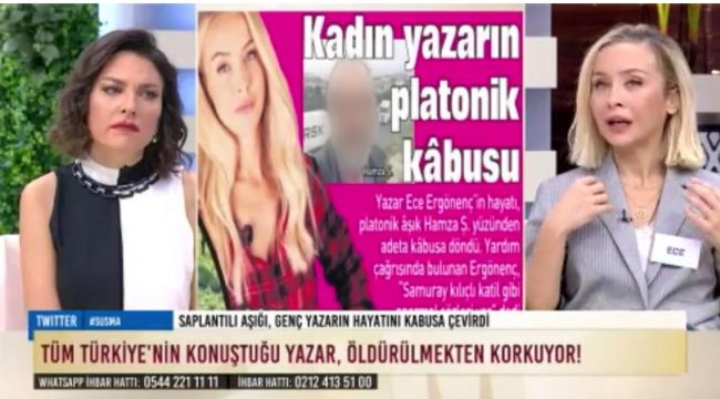 Yazar Ece Ergönenç'in sapık kabusu