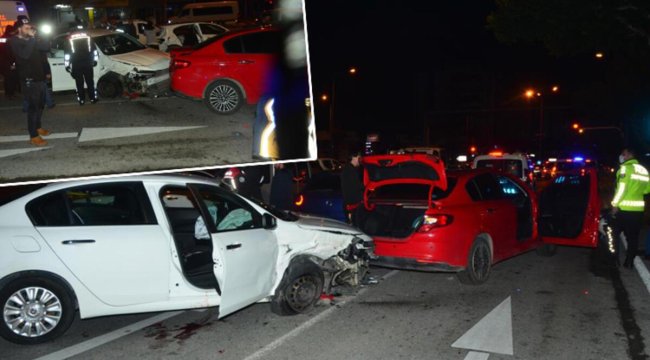Antalya'da 5 aracın karıştığı zincirleme kaza