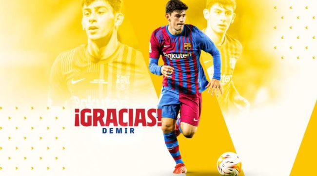 Barcelona, Yusuf Demir'in kiralık sözleşmesini feshetti