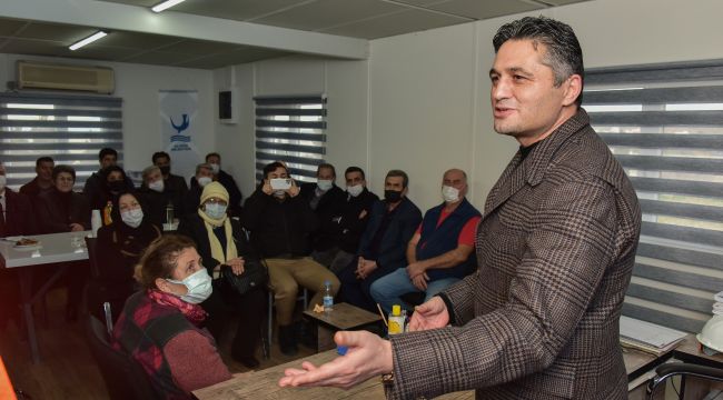 BAŞKAN ACAR VE MUHTARLAR PROJE TURUNDA