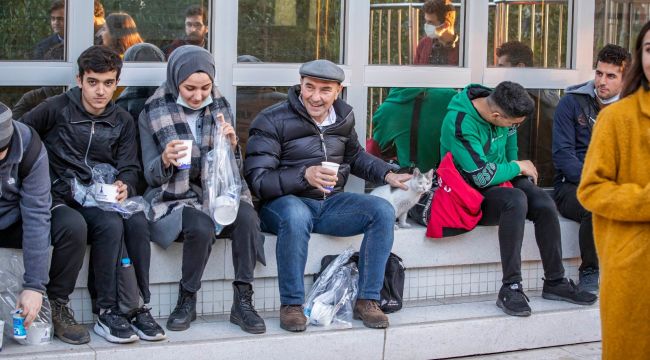 BAŞKAN SOYER YILIN SON GÜNÜNDE ÖĞRENCİLERLE