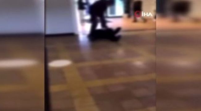Belçika'da kavga eden öğrenciyi yere fırlatan öğretmene tepki