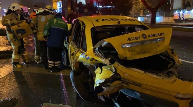 Beşiktaşta feci kaza