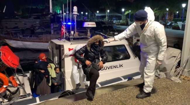 DÜZENSİZ GÖÇMENLER KURTARILDI