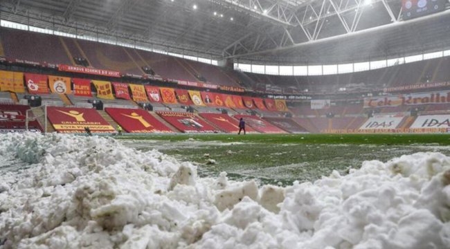 Galatasaray-Trabzonspor maçında kar yağışı uyarısı