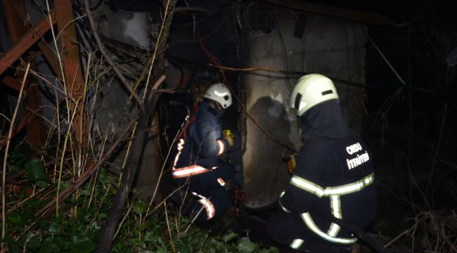 Ordu'da televizyon vericilerinin bulunduğu alanda yangın
