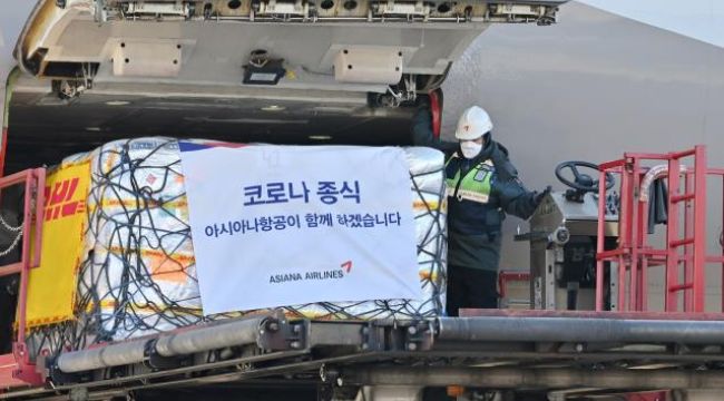 Pfizer'in Covid-19 hapları Güney Kore'ye teslim edildi