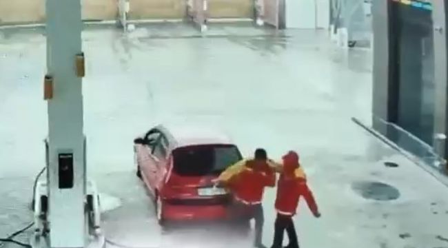 Pompacılar yumruk yumruğa birbirine girdi