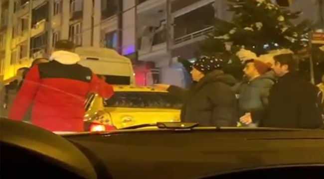 Trafikte korna çaldı, başına gelmeyen kalmadı