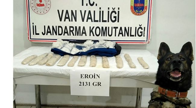 Van'da 2 kilo 131 gram eroin ele geçirildi