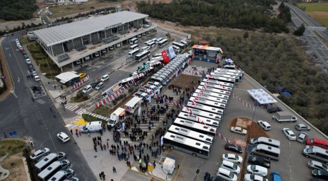 90 yeni otobüs hizmet girdi