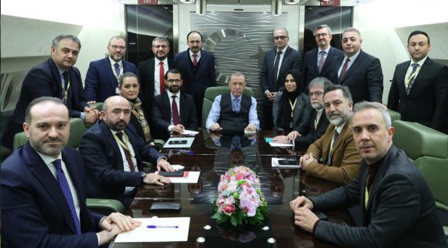 Cumhurbaşkanı Erdoğan, Ukrayna dönüşü konuştu