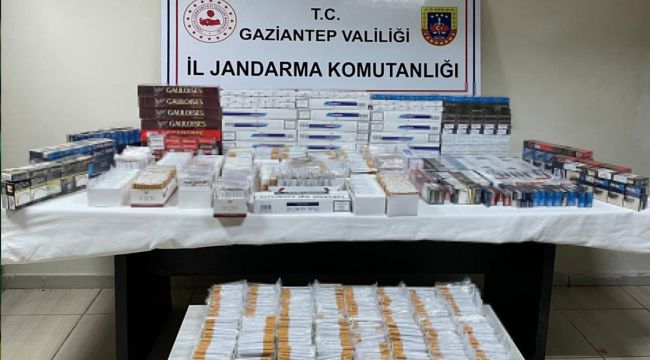 Gaziantep'te 753 paket gümrük kaçağı sigara ele geçirildi