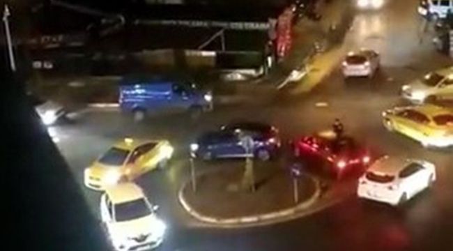 Maltepe'de asker eğlencesi için trafiği tehlikeye atıp ateş açtılar