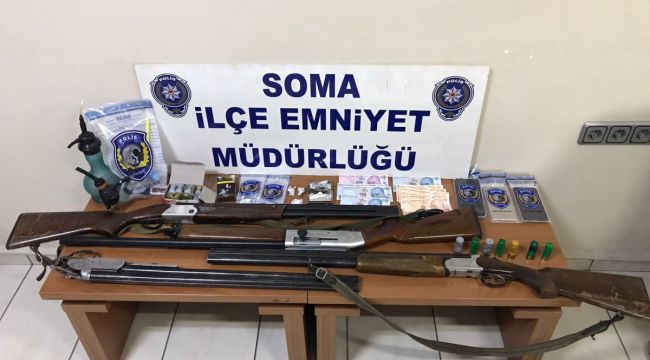 Manisa'da uyuşturucu operasyonu