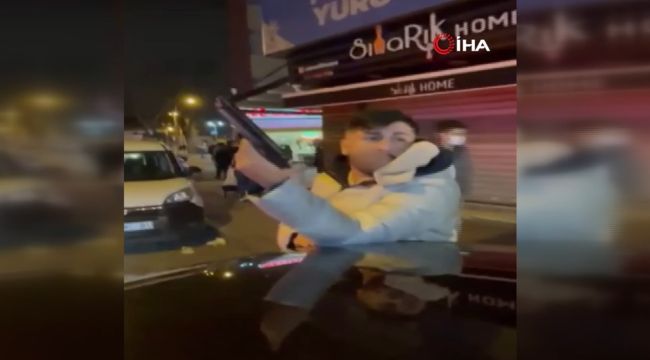 Silahla havaya ateş açan magandayı bekçiler suçüstü yakaladı
