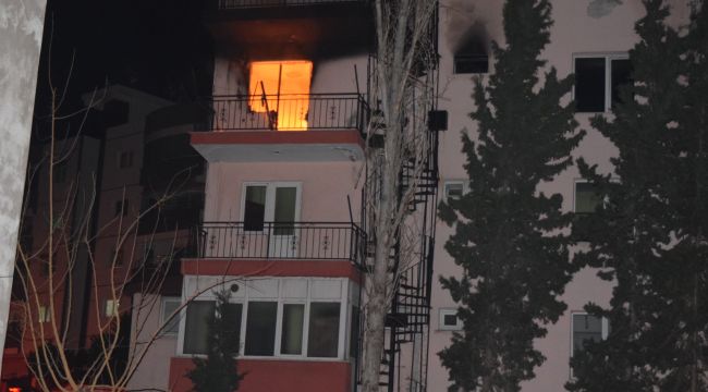 TÜGVA'YA AİT BİNADA YANGIN ÇIKTI