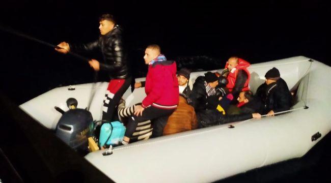 Üç olayda 37 düzensiz göçmen kurtarıldı