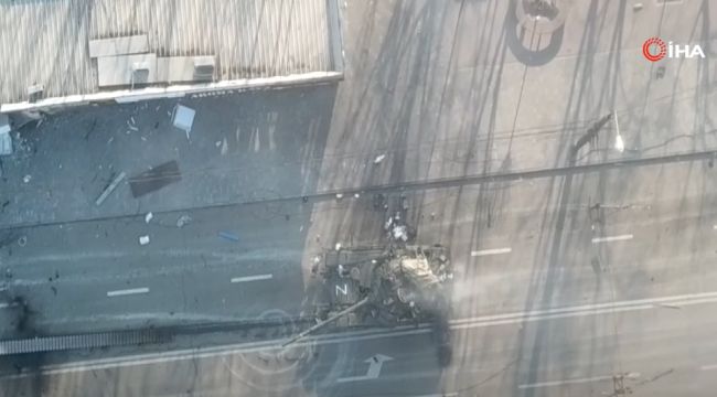 Azov Taburu, Rus tankının imha görüntülerini yayınladı