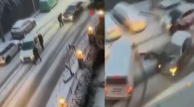 Beşiktaş'ta feci kaza