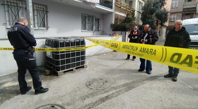 Bursa'da 1 buçuk tonluk kimyasal madde alarmı