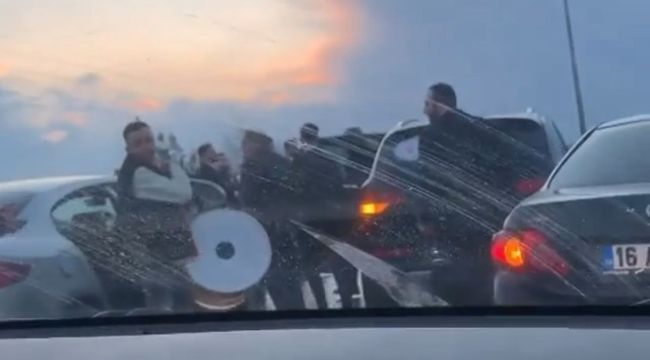 Bursa'da yol kapatan düğün konvoyu cezasız kalmadı